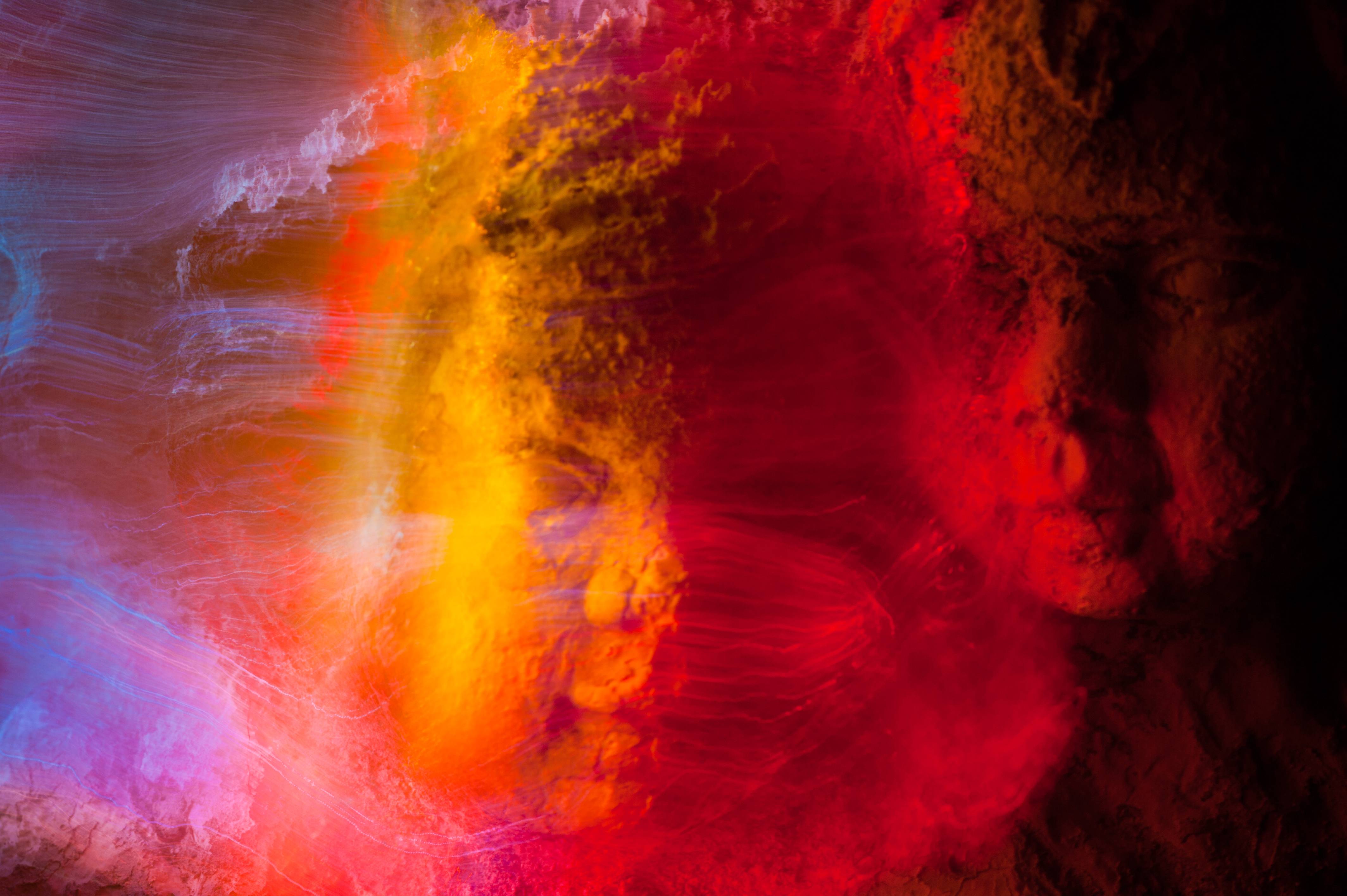 light painting child